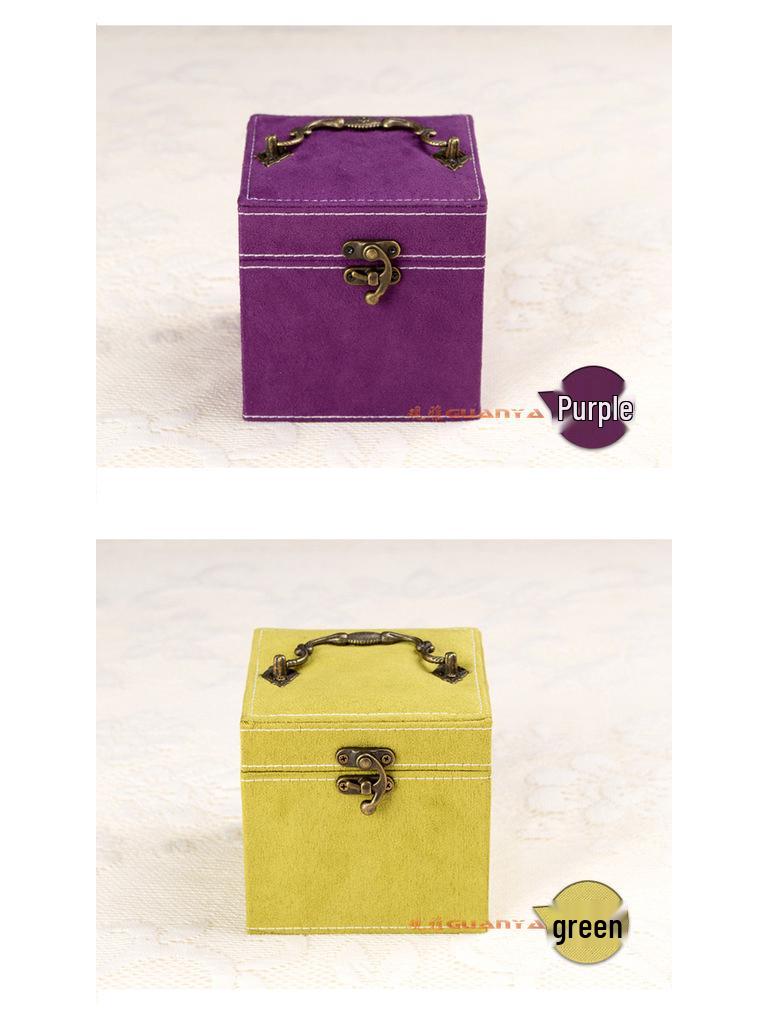 GUANYA Velvet Three-Layer Jewelry Box, Available In Various Colors