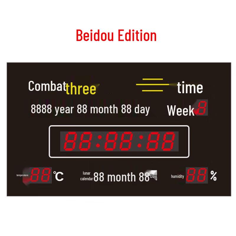 NHZHIW Outdoor Combat Clock with GPS/Beidou