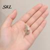 Daily Wear Brooch Ear of Wheat Faux Pearl Brooch, Rhinestone Leaf Alloy Lapel Pin, Pin Sweater Cardigan Coat Business Suit Clothing Accessories,