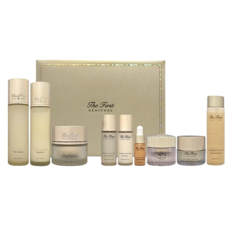 

O HUI The First Geniture 3pcs Special Set – Premium Korean Skincare Set with Skin Softener 150ml, Emulsion 145ml, Cream Intensive 30ml + 6 Gift Items 3pcs Special Set