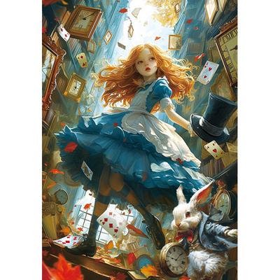 Ilustração de quebra-cabeça de espaço-tempo Alice 1000 peças, quebra-cabeça coreano popular