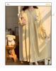 Plus Size Maternity Nightgown with Breast Pads for Postpartum, Spring, Summer, Autumn; Comfortable Labor Dress for Pregnant Women