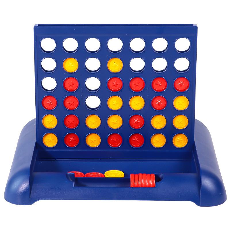Connect Four Two Players Strategy Board Game Children Aged 5+ Educational Fun Puzzle Toys Four In A Row Board Game