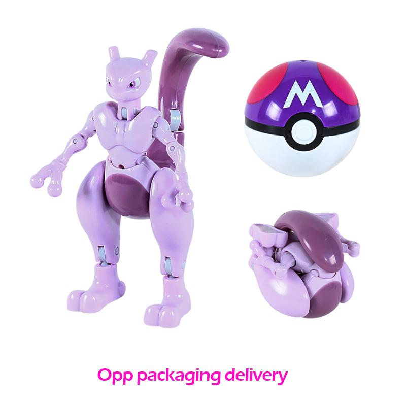 18 Style Pokemon Figures Playthings Elf Monsters Ball Figure Pikachu Gengar Pokeball Dragonite Snorlax Pokeball Action Figures Gift