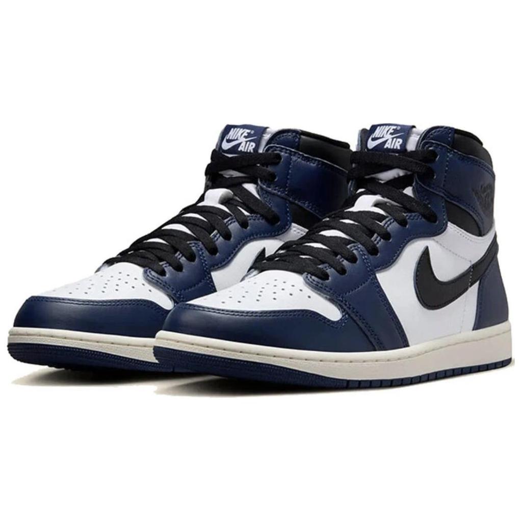 Air Jordan 1 Retro High OG Midnight Navy Men Sneakers Blue Black White DZ5485-401