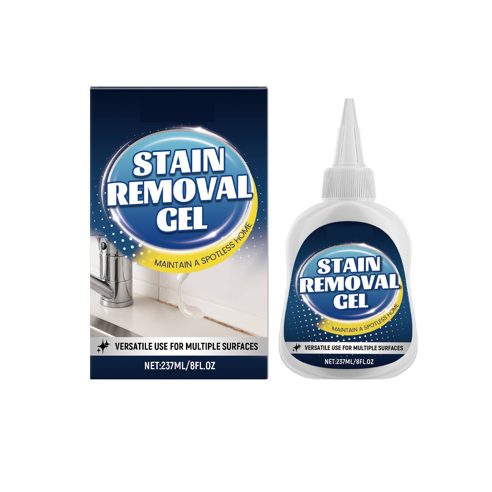 

Мощный гелевый очиститель, Мощная чистящая жидкость, Подходит для затирки ванной комнаты, душевых зон и заполнения швов One Size белый