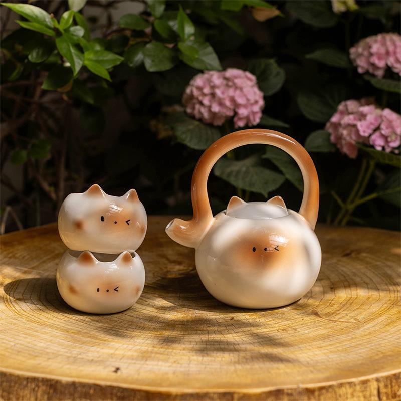 

Siamese cat cute little tail creative cat shape high value ceramic cup coffee cup gift couple 550ml
