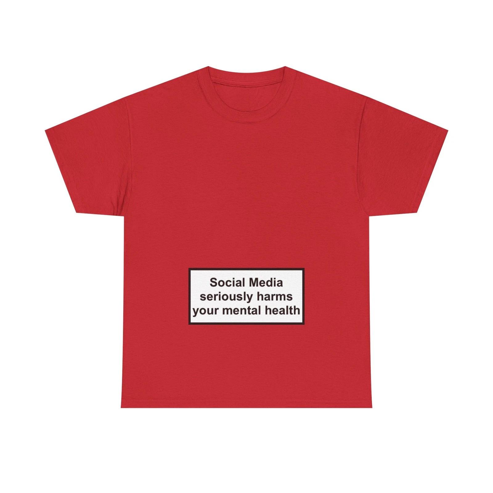 

Social Media Seriously Harms Your Mental Health Tee L