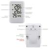Digitale Hygrometer Thermometer Temperatur Luftfeuchtigkeit Monitor mit 2 Sensoren