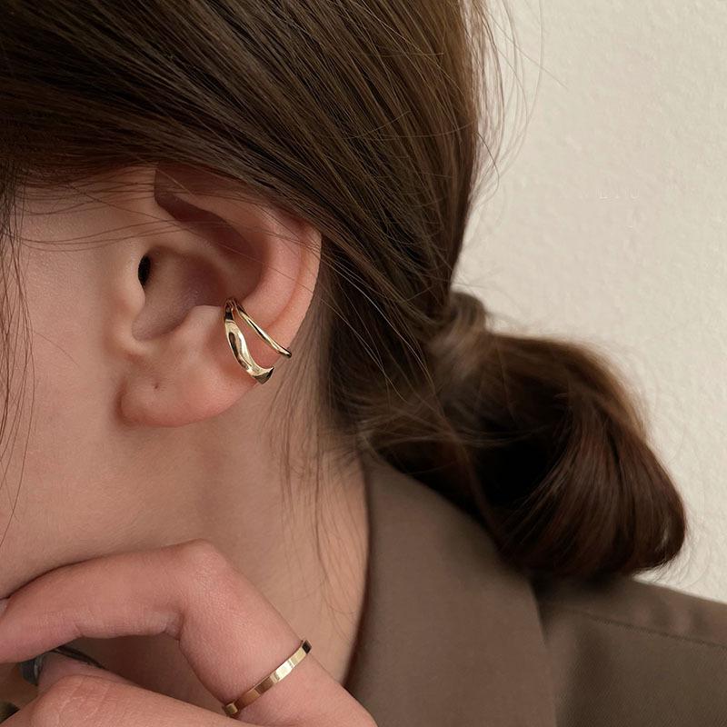 Female Retro Style Fashionable Personalized Earrings золотой