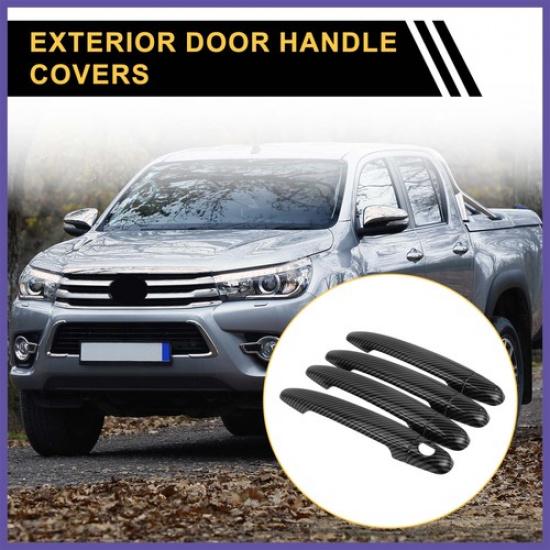 4 Pcs Exterior Door Handle Cover for Toyota 4Runner 2003-2010 Without Keypad