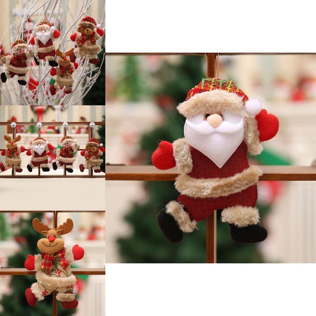 Păpuși de pluș încântătoare Moș Crăciun Om de Zăpadă Elan Urs Pentru Decorațiuni de Sărbători Magice