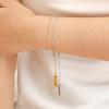 Dames Meisjes Trendy Slank 1mm Bedel Ketting Armbanden, Goudkleurig Roestvrij Staal Metalen Schakels Polsbandje Tag Sieraden