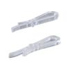 600Pcs Plastic Alligator Clips 1.50"/38mm Folding Clips Transparent Shirt Clips  Clothes