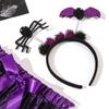 2Pcs Spiders Tutus Skirt with Spiders Headbands Set Halloween Spiders Costume Accessories