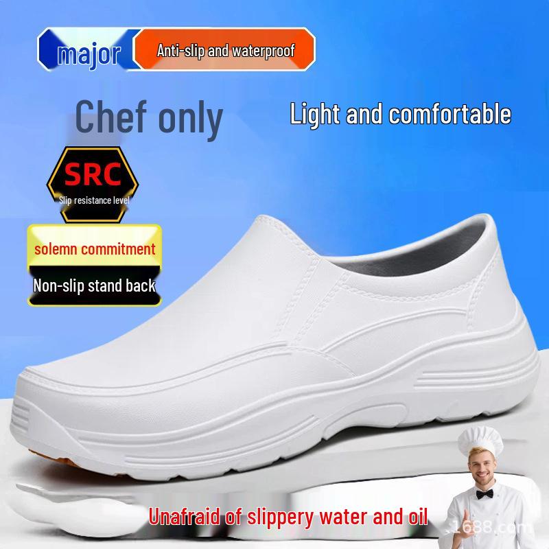 Unisex Waterproof Non-Slip Chef Shoes - Breathable & Oil-Proof for Kitchen Work