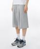 S'EST Bermuda Wide Fit Single-Pleat Training Shorts - Gray