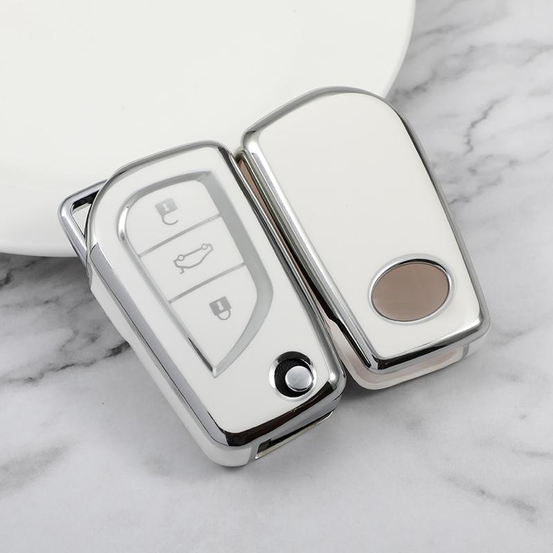 TPU Car Remote Key Cover Case For Toyota Camry RAV4 Forturner Hilux Auris Corolla Avensis Verso Yaris Aygo Scion TC IM Shell Fob