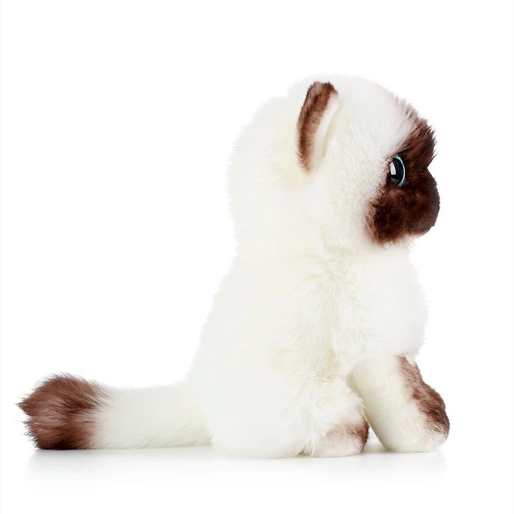 Eyes Simulation Cat 20/26CM Brown and White Stuffed Toys Cat Plush Toy Stuffed Animals Ragdoll Cats