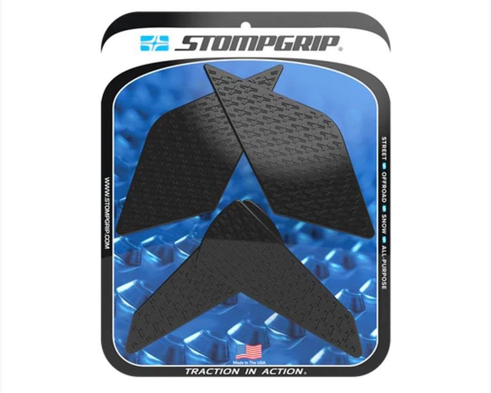 Stompgrip Traction Pad Tank Kit for ICON (Black) ZX-4R/ZX-4RR (55-14-0204B)