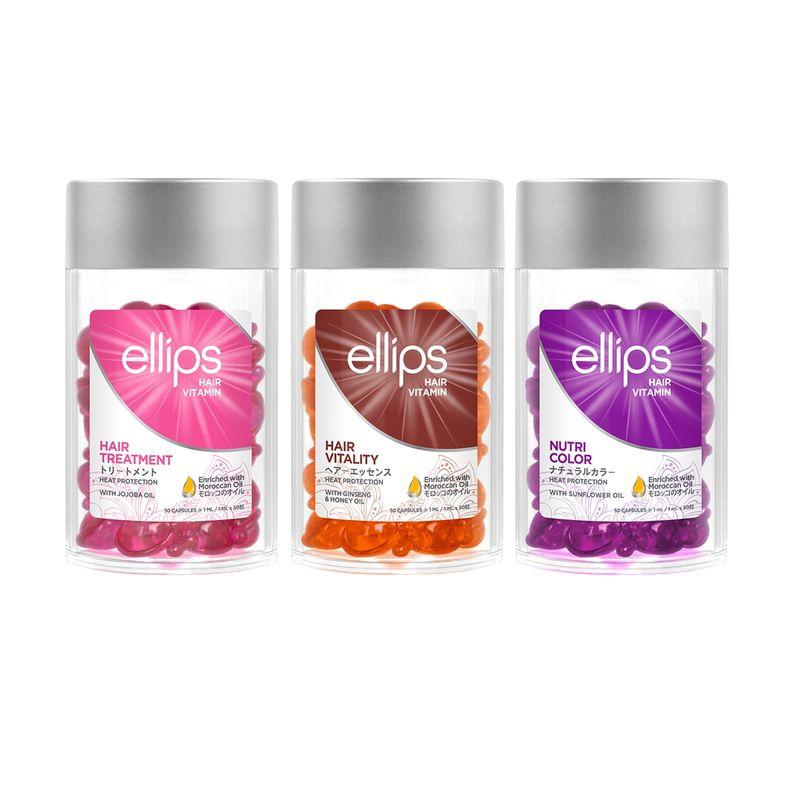 

Ellips Hair Vitamin Oil 1ml Capsule 50ea x 2 Orange (1ml x 50ea) x 2