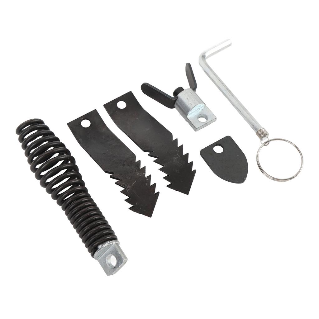 6 Stück Abflussreiniger Schneidkopf Set Effizientes Entstopfen Rohrleitungsbaggermaschine Schneidkopf für 5/16 Zoll bis 3/4