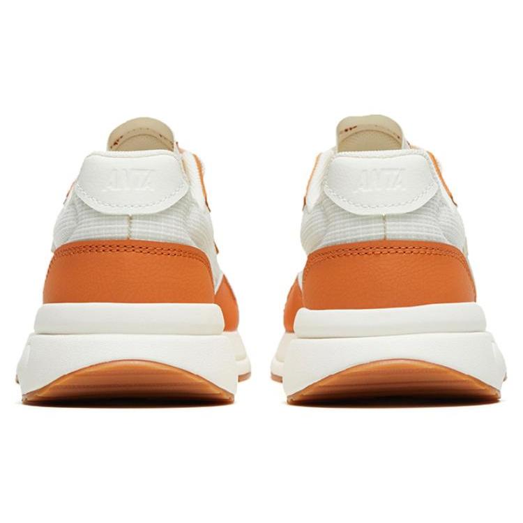 Anta Life Collection Abrasion Resistant Breathable Low top Sports Casual Shoes Women's White Brown Gray 122328871-2