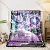 Multiple Sizes Pokémon Mewtwo Card Print Blanket Adult Children Warm Blankets Home Travel Car Soft Comfortable Blanket for Gifts