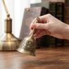 Hand-Cranked Engraved Service Bell - Vintage Bell for Dining, Weddings and Holiday Gifts