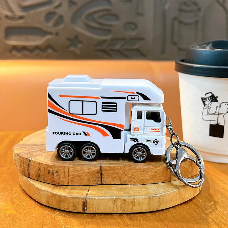 

1Pcs Campervan Rv Trailer Vehicles Children S Gift 1:48 Alloy Diecast Touring Car Model Toys For Women Men Bag Ornaments білий