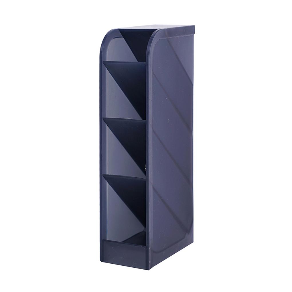 

Plastic 4 Grids Desk Organizer Desktop Office Pencil Holder Sorting Storage Box