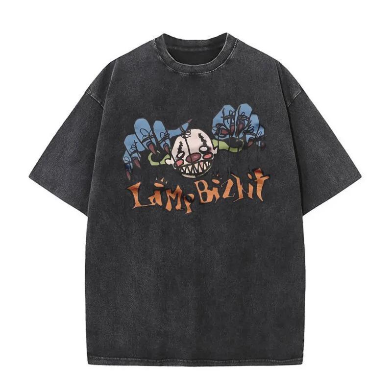 Washed Vintage Rock Band Limp Bizkit Significant Other Print T-shirts  Women Hip Hop Retro Oversized Short Sleeve T Shirts