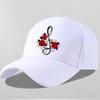 Fashionable Men's and Women's Floral Butterfly Summer Fashionable Duckbill Hat Same Style Couple Baseball Cap Sun Shading and Outdoor Hat