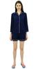 Bimba Button-Down Shirt With Elastic Waist Shorts 2 Pcs Full Sleeve Night Wear