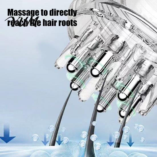 Hair Growth Oil Dispenser Applicator for Men Women, 8ML Essence Tool, Scalp Comb Precise & Even Application, Massage Treatment