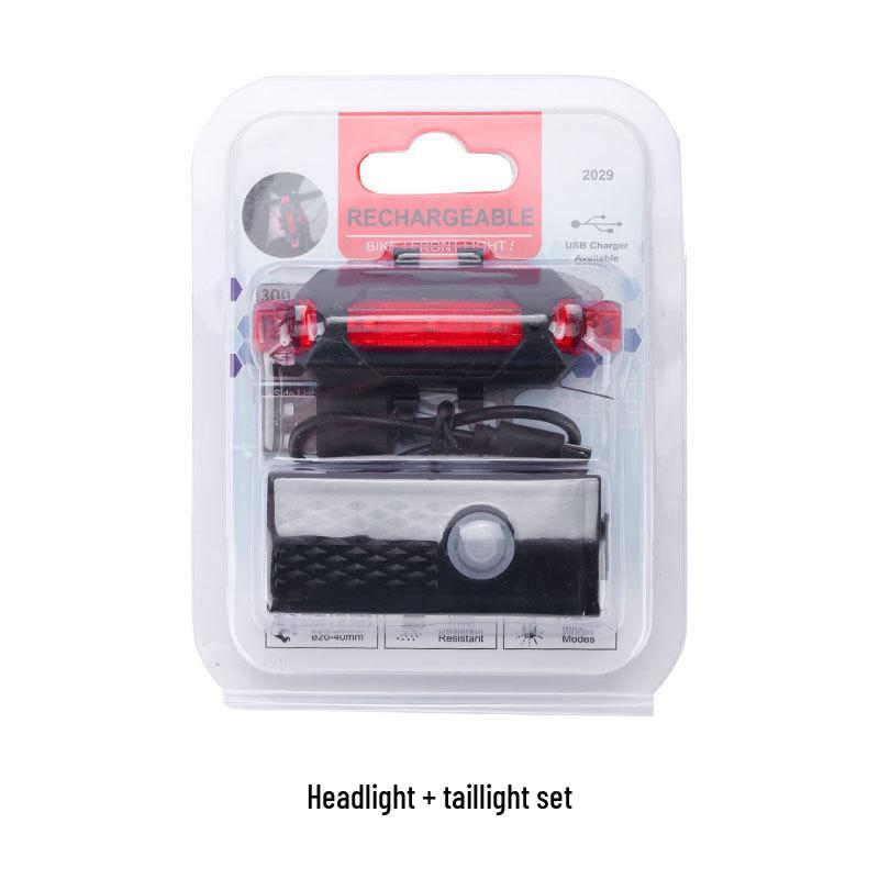USB Rechargeable High-Brightness Bicycle Headlight - Model 2255 for Night Riding and Mountain Biking