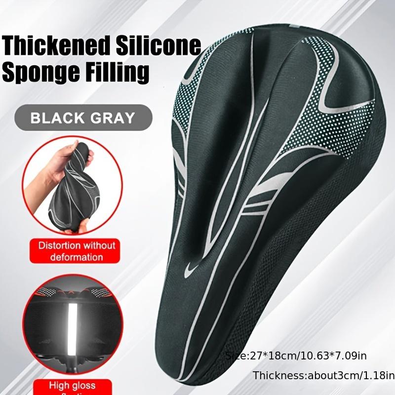 Soft Thickened Gel Bike Seat Adjustable Unisex Saddle for Mountain  Road Bikes