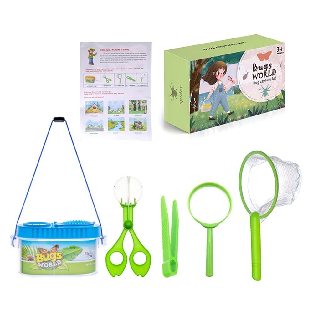 6PCS/Set Insect Viewer Insect Observation Box Plastic Insect Experimental Toys  Gift