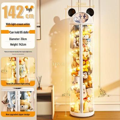 Xingyou 1.42m Transparent Doll Storage Bin with Light