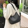 Winter Minimalist Trend With Lock Texture Large Capacity Women's Underarm Shoulder Bag PU Leather Hobo Crossbody Bag