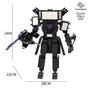 Skibidi Tool Toilet Man Clock Man Titan Series Children's Toy Building Block Figure