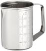 Endo Shoji Commercial-use Measuring Cup with Spout, 500cc, 18-8 Stainless Steel, Made In Japan, BMZ01500