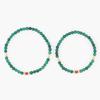 Jbans Classic Red Point Green Cut Agate Gemstone Bracelet (C2501Ac1240_Gn)
