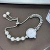 New Women's Luxury Pearl Bracelet Watch with Shell Dial, Trendy Design, Elegant Daily Wear Quartz Watch
