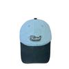 Washed Cotton Soft Top Embroidered Letter Baseball Hat Men's and Women's Fashion Versatile Big Head Curved Brim Showing Face Small Peaked Cap