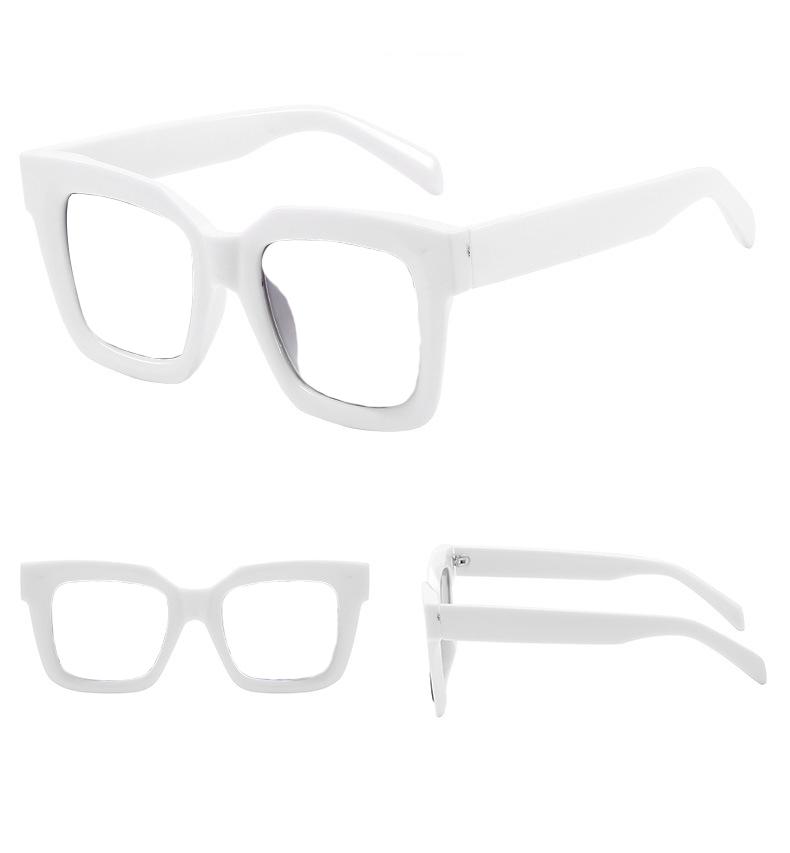 

New Blue Light Blocking Women S Presbyopic Glasses Transparent Brown Big Square Reading Glasses Astigmatism Prescription Eyewear Myopia -6.0