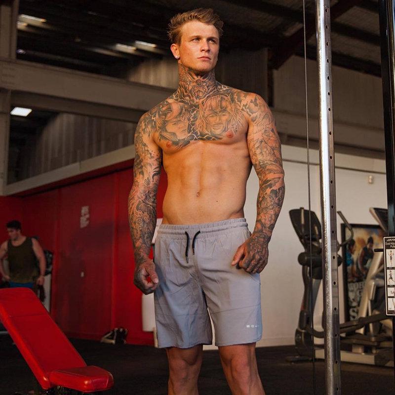 Men Casual Quick Dry Shorts Gym Fitness Bodybuilding Workout Running Sports Short Pants Beach Shorts