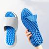 1 par massasjesåler - Fotsmassasje skoinnlegg med akupressurpunkter, Ergonomisk buestøtte for, Blå Unisex såler, Skoinnlegg for komfort