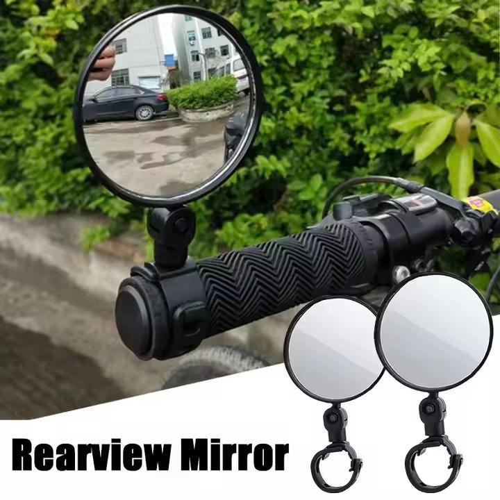 2/1pcs Bicycle Rearview Mirror Convex Mirror Mountain Bike Motorcycle  Rear View Mirrors Accessories 2025 New