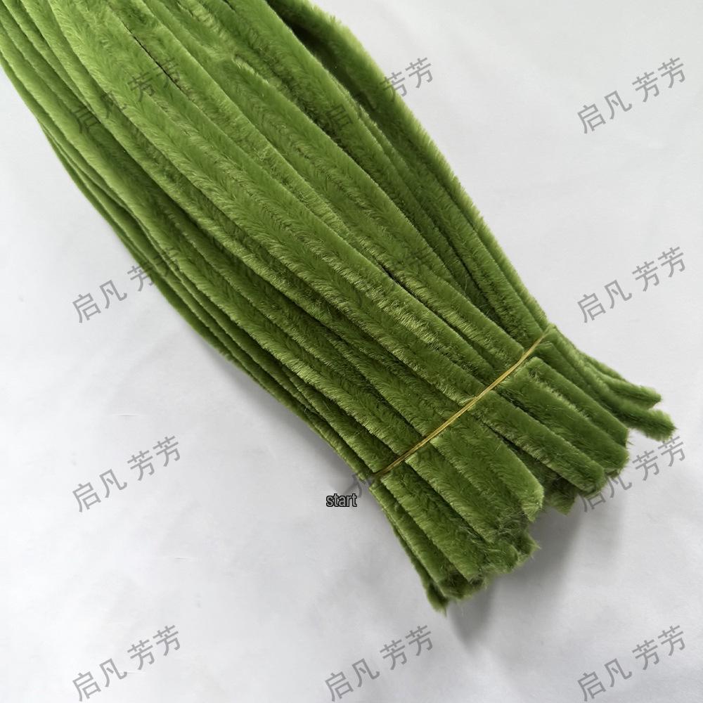 8mm Macaron Color Encrypted Twist Ties Chenille Stems for DIY Toys